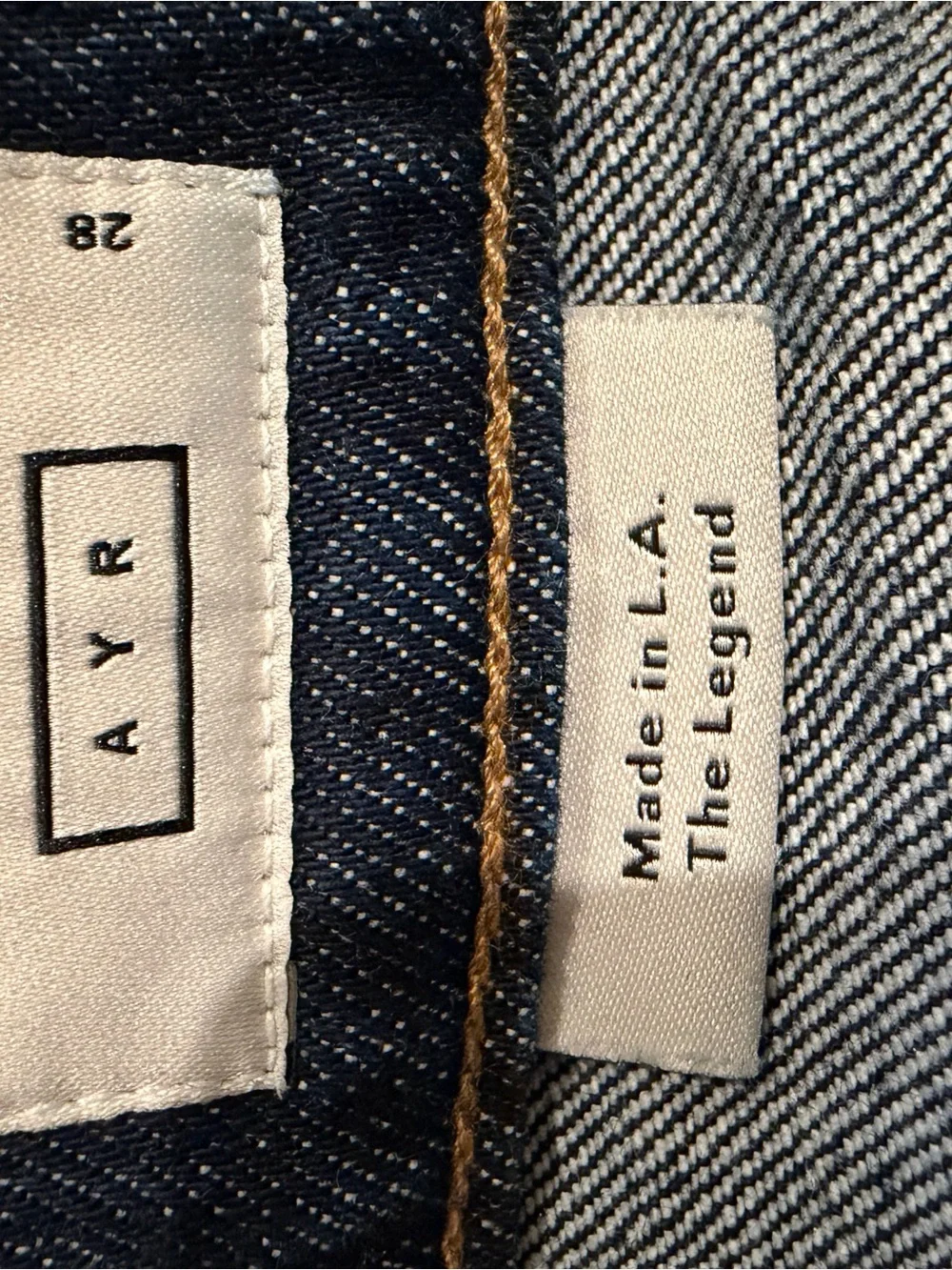 AYR Deep Indigo Straight-Leg Jeans